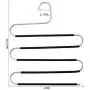 5pcs 3 Layers S Shape Clothes Pants Hangers Cloth Rack Multilayer Storage Organizer Closet Stainless Steel Multifunctional 5pcs 3 Layers S Shape Clothes Pants Hangers Cloth Rack Multilayer Storage Organizer Closet Stainless Steel Multifunctional