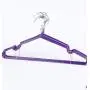 Cherryran Coat Clothes Hangers 10Pcs/Lot 40Cm Non-Slip Metal Shirt Trouser Hook PVC Plastic Steel for Racks,Mix Or Message Us
