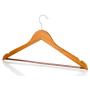 Neaties Natural and Safe Bamboo Wood Hangers Cherry Finish, 24pk