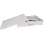 Bigso Sverker Fiberboard Legal/Art Storage Box, 3.3 x 17.1 x 12.2 in, White Bigso Sverker Fiberboard Legal/Art Storage Box, 3.3 x 17.1 x 12.2 in, White