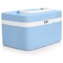 Medicine Lock Boxes for Safe Medication Storage - Childproof Prescription Bottle Organizer - Lockable Combination Chest (4 Digit Custom Code) Medicine Cabinet w/Separate Compartments | Storage Lockbox