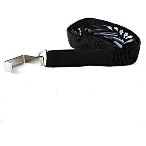 rosenice Over Door Strap Hook Hanger Hat Rack Holder Clothes Organizer Adjustable (Random Color) rosenice Over Door Strap Hook Hanger Hat Rack Holder Clothes Organizer Adjustable (Random Color)