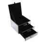 Jewelry Storage Box, 3 Layers Mirrored Jewelry Boxes Trinket Storage Make-up Container Case Drawer