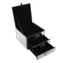 Jewelry Storage Box, 3 Layers Mirrored Jewelry Boxes Trinket Storage Make-up Container Case Drawer