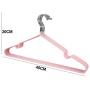 ZZH Coat Hanger Clothes Rack Convenient Metal 10PCS Organizer Device