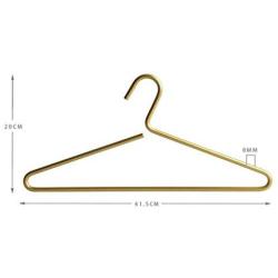 ZFF Men and Women Aluminum Alloy Hangers Home Adult Clothes Hanger (Size : 10)