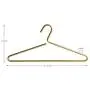 WD Men and Women Aluminum Alloy Hangers Home Adult Clothes Hanger (Size : 20)