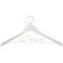 Ella Celebration Mrs Wedding Dress Hanger, Wood and Wire Hangers for Bride (White with Silver Wire) Ella Celebration Mrs Wedding Dress Hanger, Wood and Wire Hangers for Bride (White with Silver Wire)