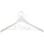 Ella Celebration Mrs Wedding Dress Hanger, Wood and Wire Hangers for Bride (White with Silver Wire)