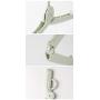 WofuL 4pcs Folding Coat Hanger,Portable Travel Clothes Hanger,Outdoor Windproof Skirt Hangers