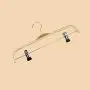 KonanAI15 Non-Slip Wooden Hangers Closet Organizer Non-Slip Wardrobe Solid Wood Dual-Use Degree Rotating Trouser Skirts Store Clothes Hanger Adult Double Clip