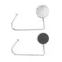 Garneck 6PCS Bag Hangers, Purse Hooks, Christmas Stocking Handbag Holder Round Metal Hangers for Table Desk