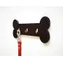 Pet leash organizer for wall, Wooden pet collar organizer, Wooden leash hanger for wall, Leash hook from wood, Wooden home decor.