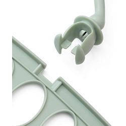 Space-Saving Hangers, 10 9-Hole Magic Finishing Hangers, Foldable Hangers, Rotating Anti-Slip Multi-Function Hangers,Gray