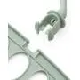 Space-Saving Hangers, 10 9-Hole Magic Finishing Hangers, Foldable Hangers, Rotating Anti-Slip Multi-Function Hangers,Gray