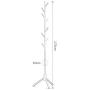 YWYMJ Coat Racks High-Grade Wooden Tree Coat Rack, 7 Hooks - Super Easy Assembly Without Tools - 3 Adjustable Size freestanding Coat Racks, Hallway/Entrance Hanger Hangers, Clothes, Accessories