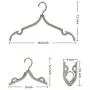 Wincspace 16 PCS Portable Folding Hanger Multifunction Magic Stretch Clothes Plastic Hangers Lightweight Clothes Drying Rack for Home and Travel (16)