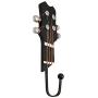 Hylotele 3PCS Home Cloth Hook Cloakroom Decoration Towel Coat Clothes Wall Rack Hanger Guitar Shape Vintage Resin Hooks