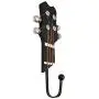Hylotele 3PCS Home Cloth Hook Cloakroom Decoration Towel Coat Clothes Wall Rack Hanger Guitar Shape Vintage Resin Hooks