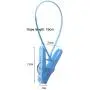 lasenersm 24 Pieces Clothes Peg Clip Pins with Rope Clothes Hanger Clips Clothes Pegs Windproof Hanger Plastic Clips for Sock and Clothes, Color Random