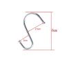 SpeedDa Black Vintage Style Wall Mounted Single Hook Hangers (B)