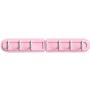 6 Hooks Wall Mounted Clothes Hats Hanger Portable Bathroom Accessory Towel Rack Holder Well Made Easy to Use - Light Pink