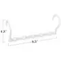 10pcs Random Color Magic Multi-Port Support Circle Clothes Hanger Clothes Drying Rack Multifunction Plastic Clothes Hangers Home
