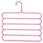10pcs Random Color 5 Layers Pants Clothes Hangers Non-Slip Multifunctional Clothes Hangers Multilayer Tie Scarfs Magic Hanger Home Organizer 10pcs Random Color 5 Layers Pants Clothes Hangers Non-Slip Multifunctional Clothes Hangers Multilayer Tie Scarfs Magic Hanger Home Organizer