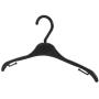 HANGERWORLD 20 Black 11.8inch Plastic Kids Coat Clothes Garment Baby Toddler Top Hangers