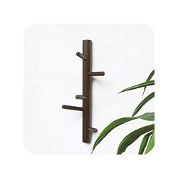 Simple Clothes Hat Hanger Creative Vertical Solid Wood Hanger Oak Wall Clothes Wall Clothes Hanger,03