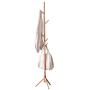 FUTER Floor Standing Coat Rack Hat Stand Hanger Structure 8 Hooks Clothes Rail