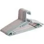 LSDAMN Non Slip Space Saving Hangers Organizer Multifunctional Clothes Drying Rack, Non-Slip Clothing, Hanging Clothes, Hangers, Pants, Hangers, 10Pack, Pink