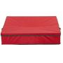 Household Essentials Red 30 inch Wreath Storage Container with Handles Green
