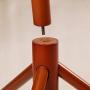 MAFYU Coat Rack European Solid Wood Nine Hanger Stand Style Coat Rack Tripod Three Foot Support Drying Hanger Bedroom Clothes Storage Rack