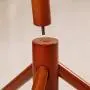 MAFYU Coat Rack European Solid Wood Nine Hanger Stand Style Coat Rack Tripod Three Foot Support Drying Hanger Bedroom Clothes Storage Rack