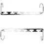 Generic Metal Wardrobe Closet Bar Clothes Coat Hanger Organizers for Space Saving Set of 4 Generic Metal Wardrobe Closet Bar Clothes Coat Hanger Organizers for Space Saving Set of 4