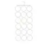 KOMPLEMENT Multi-Use Scarf & Tie Hanger 28.25", Closet Organizer, The No Snags Best Space Saving Hanger for Scarves, Pashminas, Infinity Scarves & Accessories 18 Large Rings (3.5in Wide) White KOMPLEMENT Multi-Use Scarf & Tie Hanger 28.25", Closet Organizer, The No Snags Best Space Saving Hanger for Scarves, Pashminas, Infinity Scarves & Accessories 18 Large Rings (3.5in Wide) White