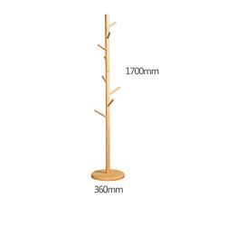 JZX Household Coat Rack Bedroom Creative Solid Wood Floor Hanger Simple Hanger Fashion Tree Porch Clothes Rack Modern/A