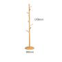 JZX Household Coat Rack Bedroom Creative Solid Wood Floor Hanger Simple Hanger Fashion Tree Porch Clothes Rack Modern/A