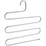5pcs Stainless Steel Clothes Hanger Multifunction S-Type 5 Layers Pants Trousers Clothing Hanging Rack Closet Belt 5pcs Stainless Steel Clothes Hanger Multifunction S-Type 5 Layers Pants Trousers Clothing Hanging Rack Closet Belt
