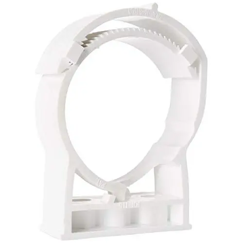 101-115HSPPwhite10packfba white surface mount polypropylene pipe hanger, American Made for 4 inch pipe, one-piece hanger for pipes, cable, conduit 101-115HSPPwhite10packfba white surface mount polypropylene pipe hanger, American Made for 4 inch pipe, one-piece hanger for pipes, cable, conduit