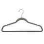 Michael Graves Design Ultra-Thin Non-Slip Velvet Clothing Hangers, Flocked & Durable, Closet Space Saving, for Garments, Suits, Dresses, Pants, Shirts, Coats, 50 Pack (Taupe)