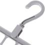 Leagway Magic Clothing Hanger Organizer, Wardrobe Clothes Cascading Hanger Hook Rack, Closet Space Saving Hangers, Keep Your Shirt/Skirt/Coat Organized and Wrinkle-Free, 360 Rotation, 2 Pack (Grey)