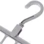 Leagway Magic Clothing Hanger Organizer, Wardrobe Clothes Cascading Hanger Hook Rack, Closet Space Saving Hangers, Keep Your Shirt/Skirt/Coat Organized and Wrinkle-Free, 360 Rotation, 2 Pack (Grey)