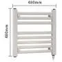 Cxjff Electric Towel Rack Wall-Mounted Moisture-Proof dehumidification Timing Constant Temperature Heating Heated Towel Rail Childrens Clothes Hanger Suitable for Bathroom Kitchen