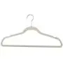 Tangkula Velvet Hangers, 100-Pack Non Slip Heavy Duty Hold Up to 10 lbs Slim Design Space Saving 360 Degree Swivel Clothes Hangers, for Suit Coat Jackets Pants and Dress, Standard Hanger (Mulitcolor)