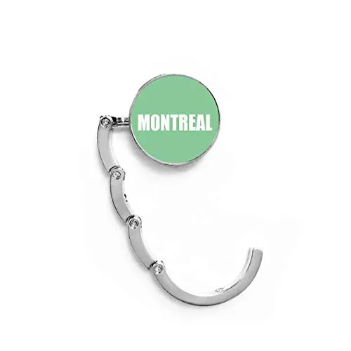 Montreal Canada City Table Hanger Foldable Handbag Holder Montreal Canada City Table Hanger Foldable Handbag Holder