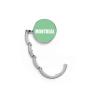 Montreal Canada City Table Hanger Foldable Handbag Holder