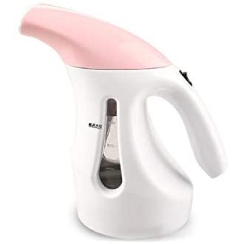 ZZYJYALG Garment Ironing Machine Plastic Metal Transparent Water Tank Handheld Large Capacity High Temperature Cotton and Linen Blended Travel Dormitory Household Polyester Portable (Pink)