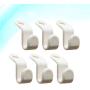 VOSAREA 6pcs Plastic S Shaped Thicken Hooks Hangers Towel Clothes Rack Hook VOSAREA 6pcs Plastic S Shaped Thicken Hooks Hangers Towel Clothes Rack Hook